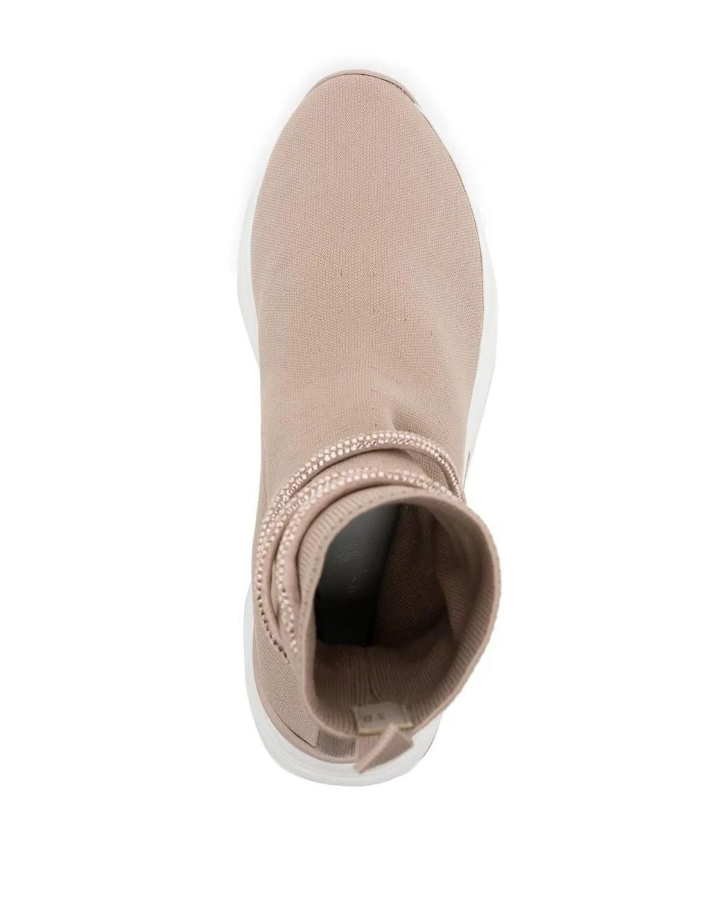 Rene Caovilla Pink Strap-Detail Slip-On Sneakers