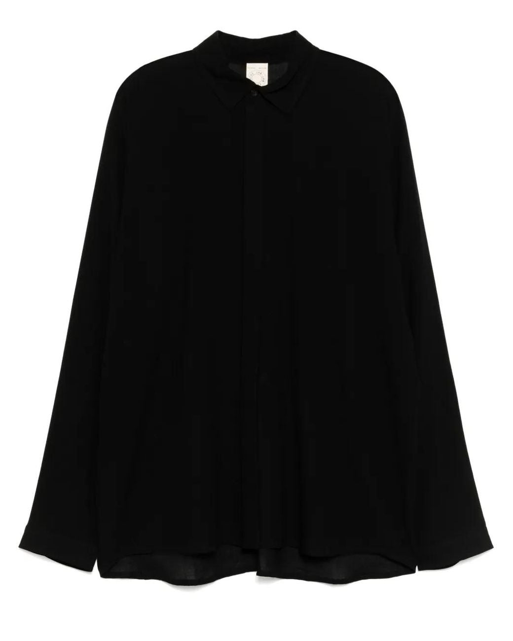 Jan Jan Van Essche Black Crepe Shirt for men