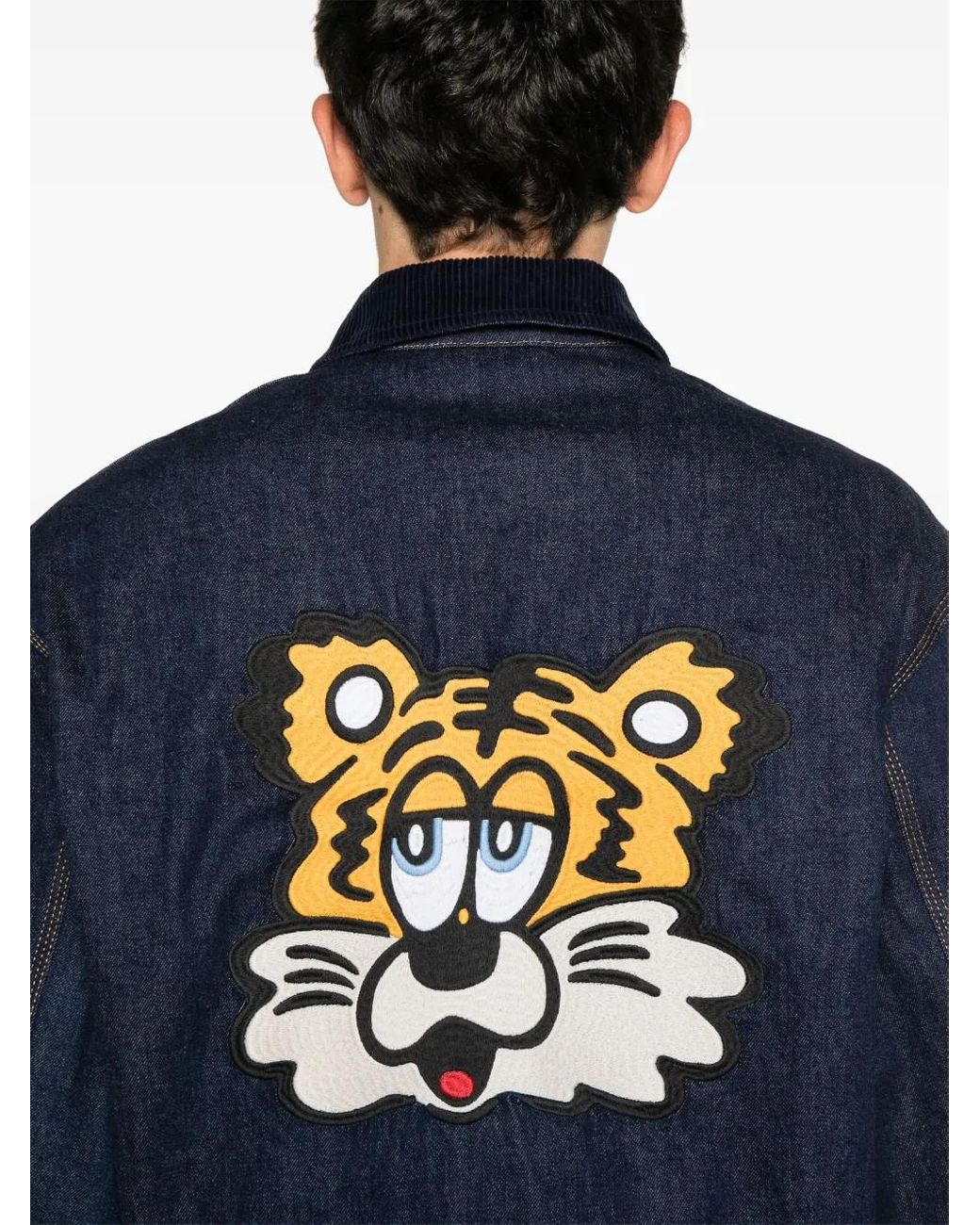 KENZO Blue Verdy Market Denim Jacket for men