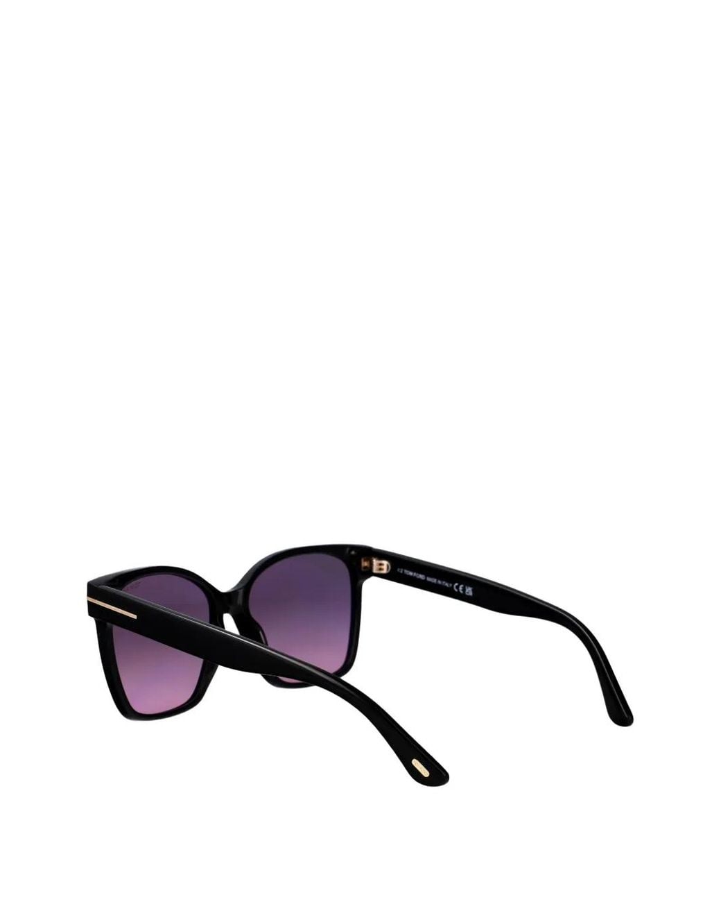 Tom Ford Purple Geometric-Frame Sunglasses