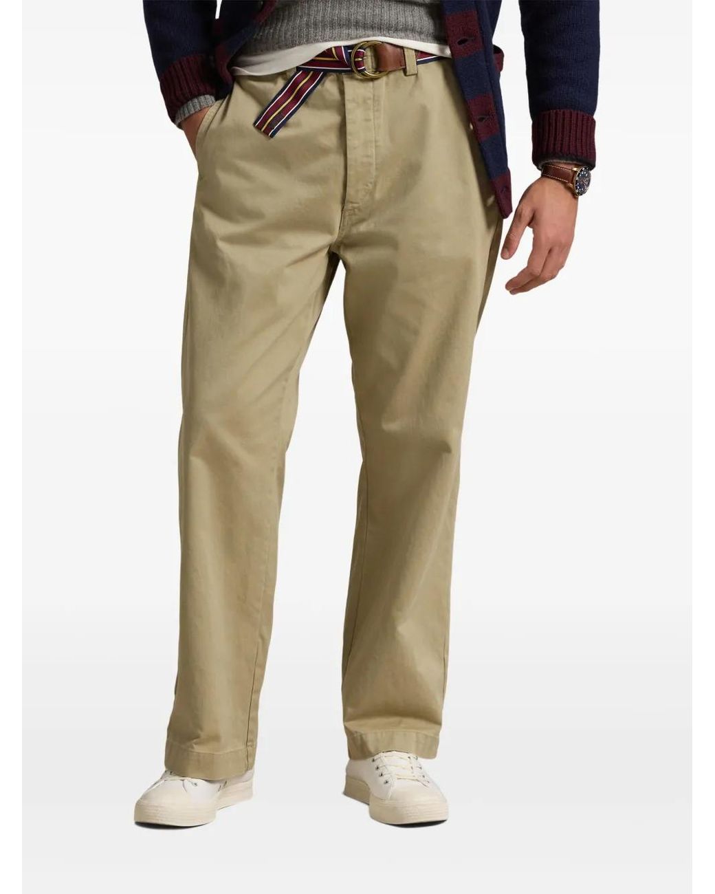 Polo Ralph Lauren The Big Chino Trousers in Natural for Men | Lyst