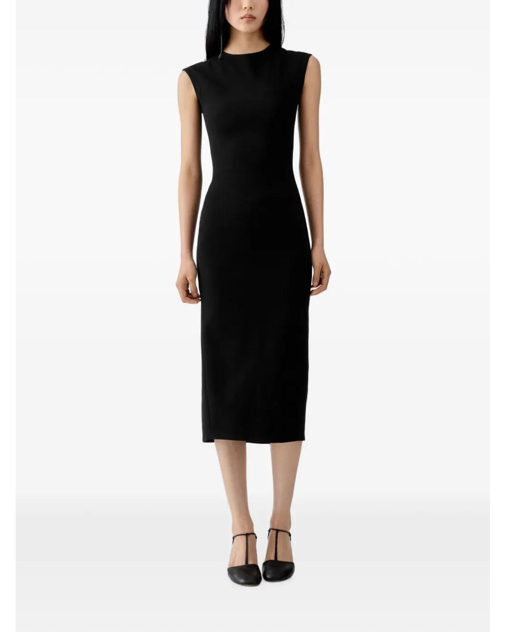 Jacquemus Black The Alba Midi Dress
