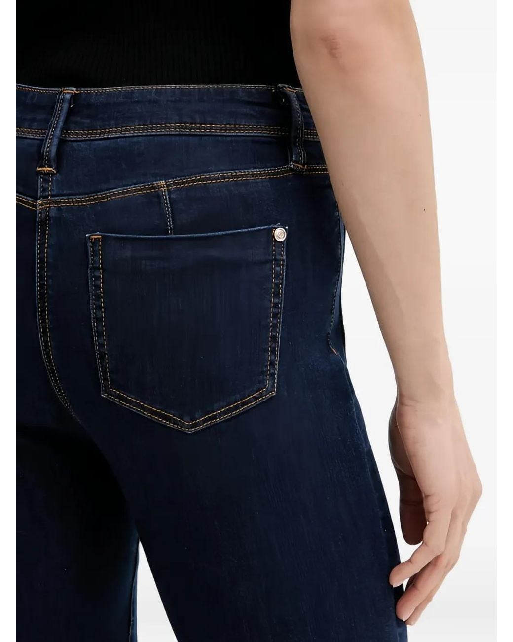 Morgan Blue Polasi Pocket Jeans
