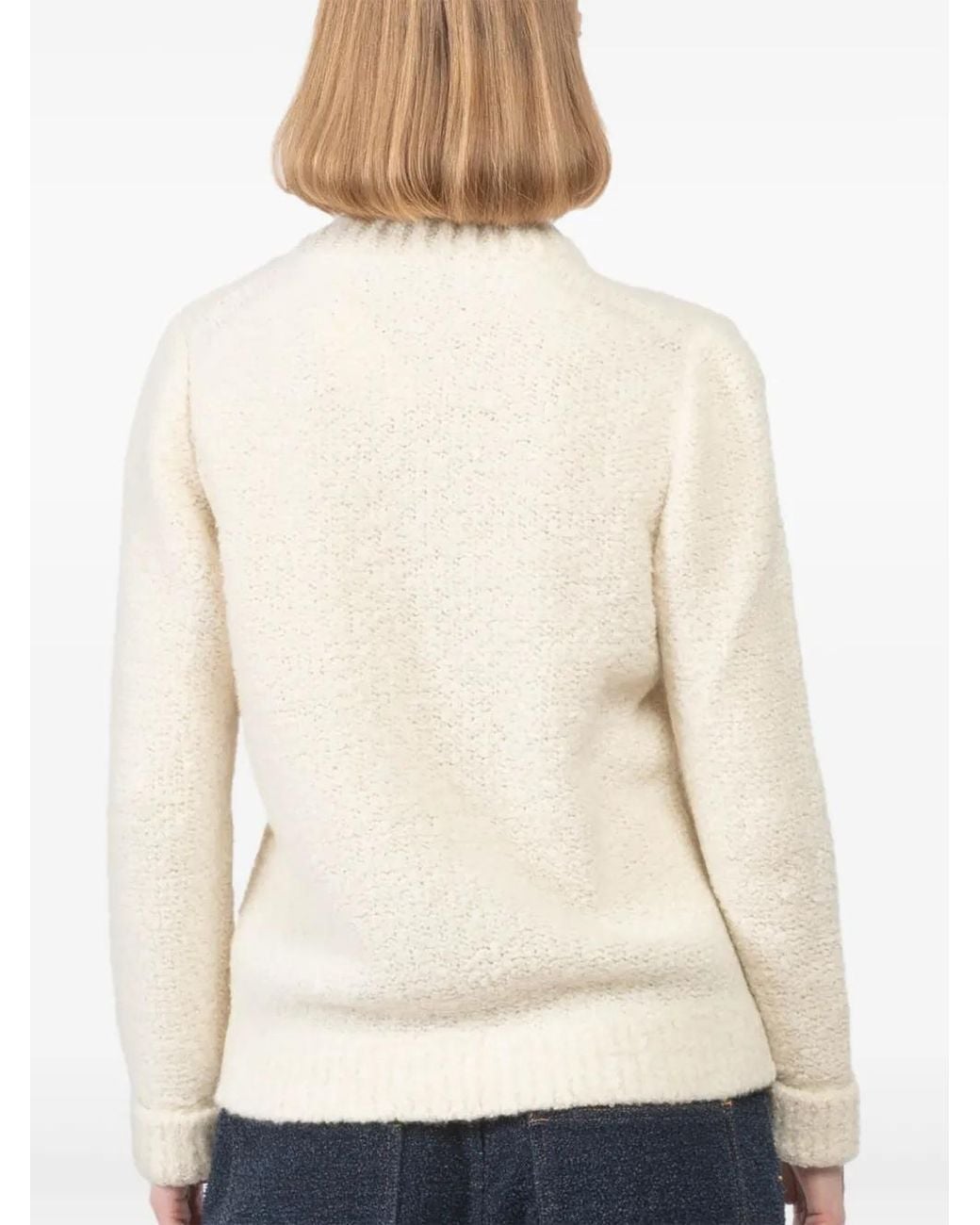God's True Cashmere White Knitted Jumper