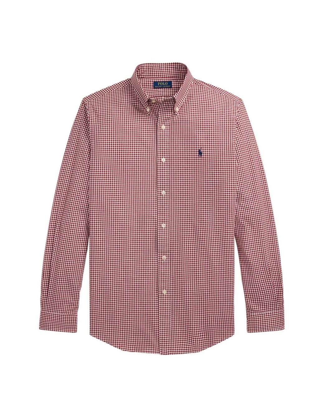 Polo Ralph Lauren Pink Long Sleeve Shirt for men