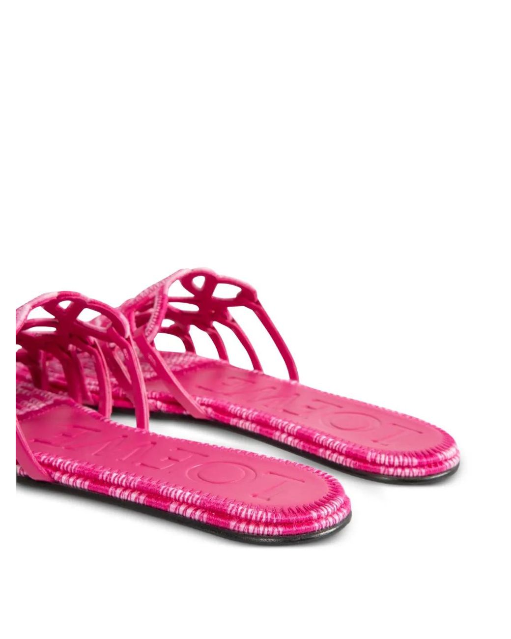 Loewe Pink Petal Anagram Slides