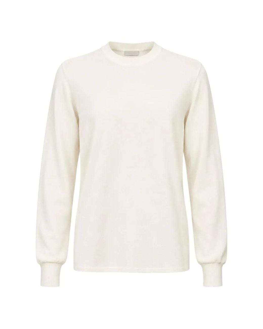 Nanushka White Nadra Fine-Knit Sweater