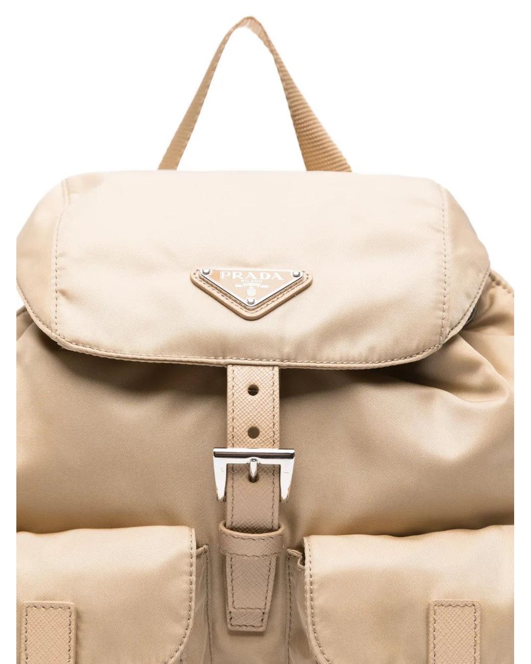 Prada Natural Small Re-Nylon Backpack