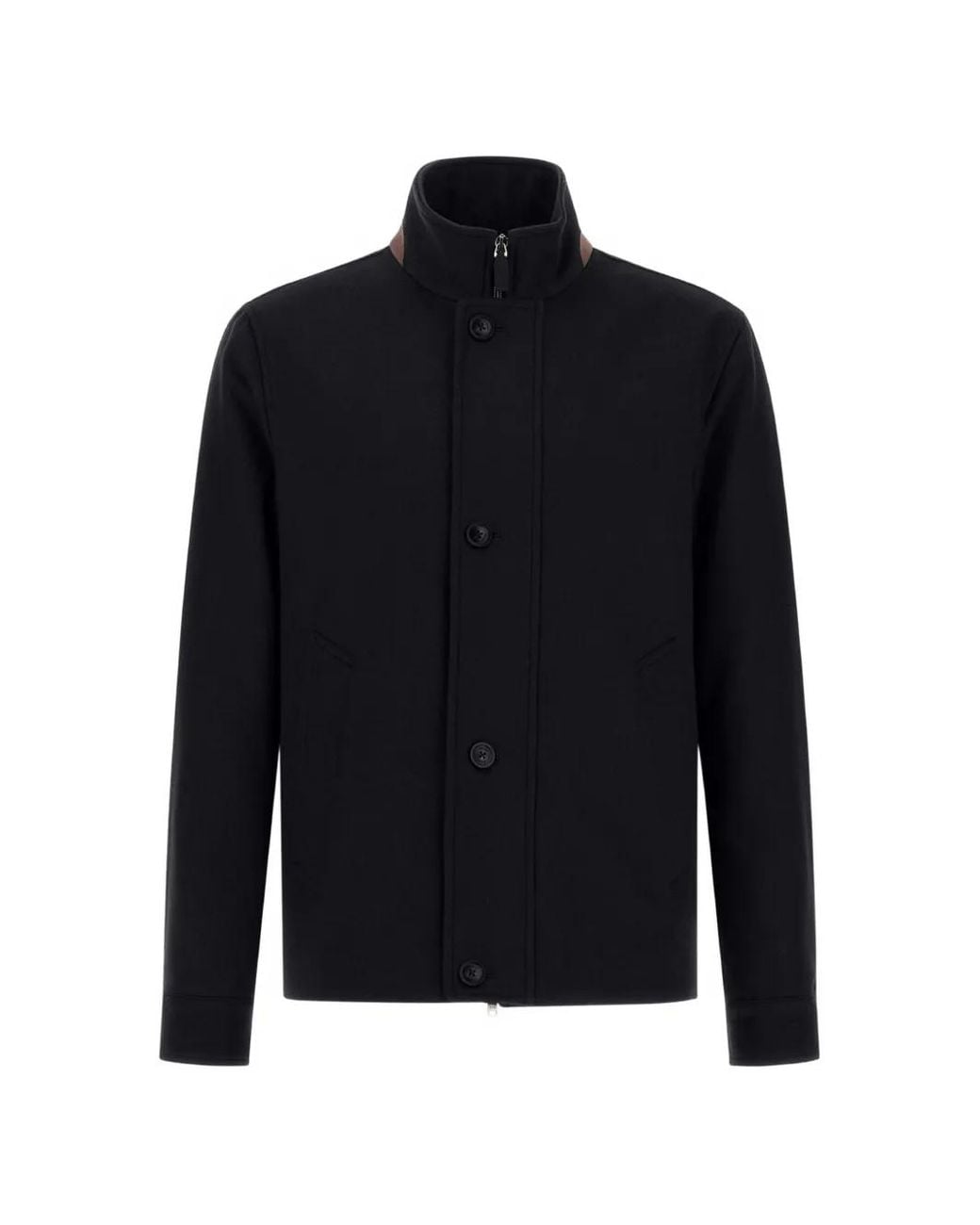 Herno Blue Sable-Effect Jacket for men