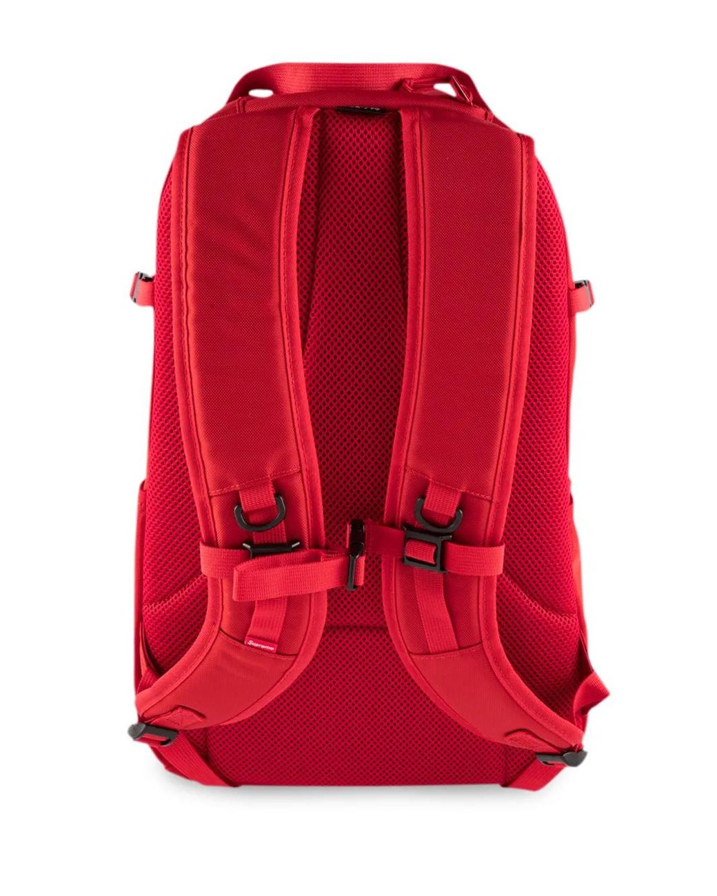 Supreme Red Logo Patch Backpack for men
