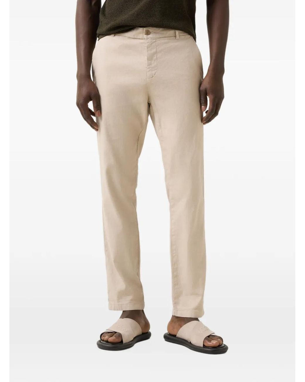Bogner Natural Riley Chino Trousers for men