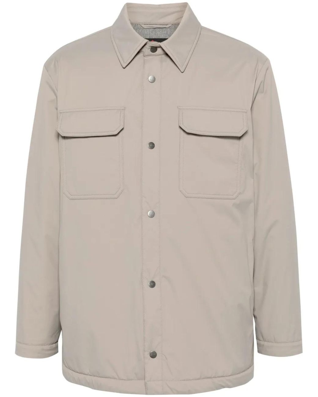 Kiton Gefütterte Jacke in Natural für Herren
