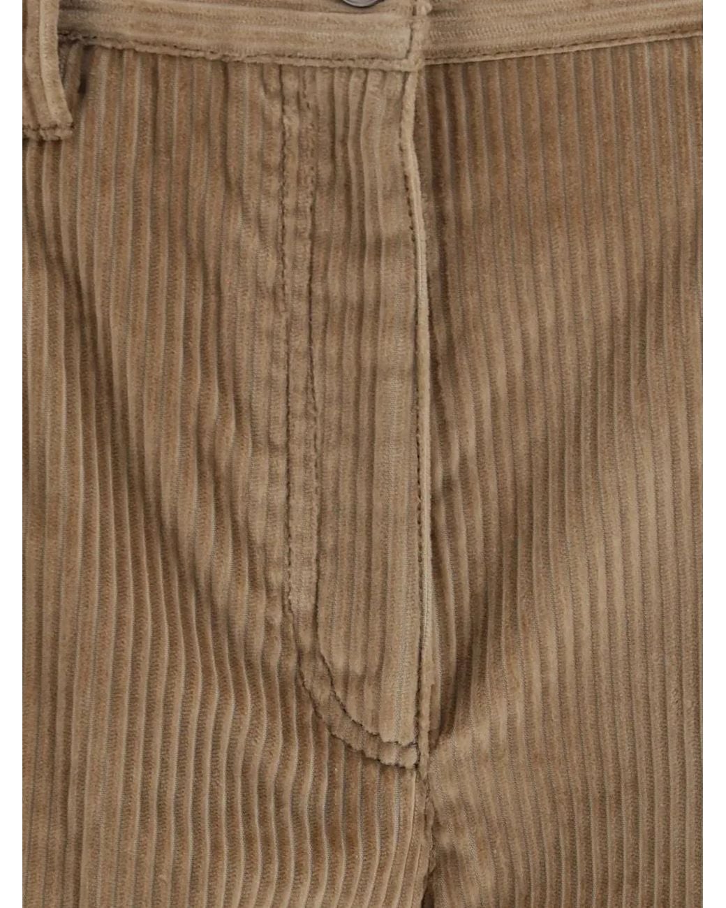 Brunello Cucinelli Natural Corduroy Trousers