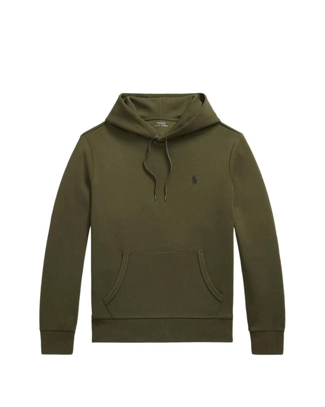 Polo Ralph Lauren Green Logo-Embroidered Drawstring Hoodie for men