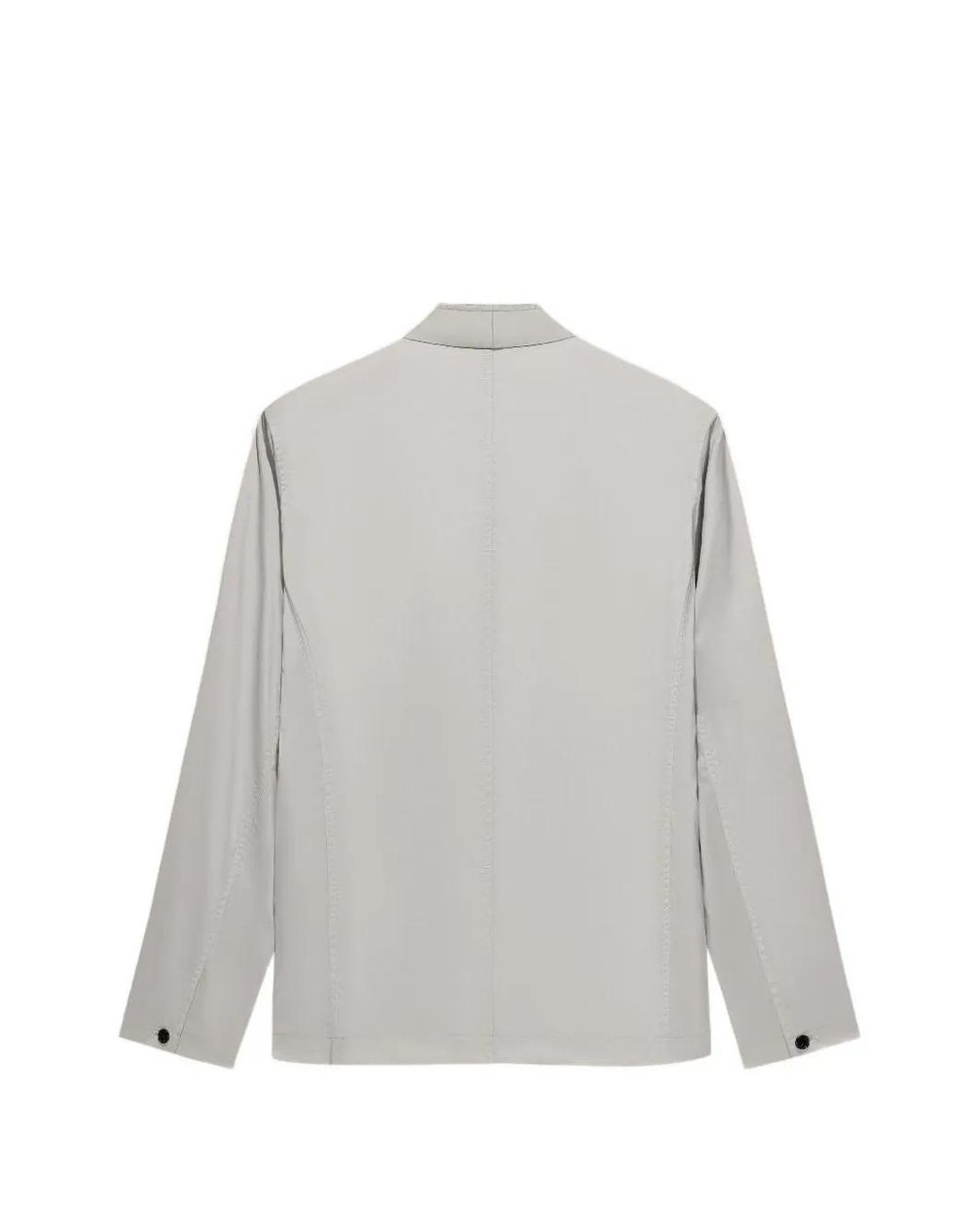 Shanghai Tang White Button-Up Jacket for men