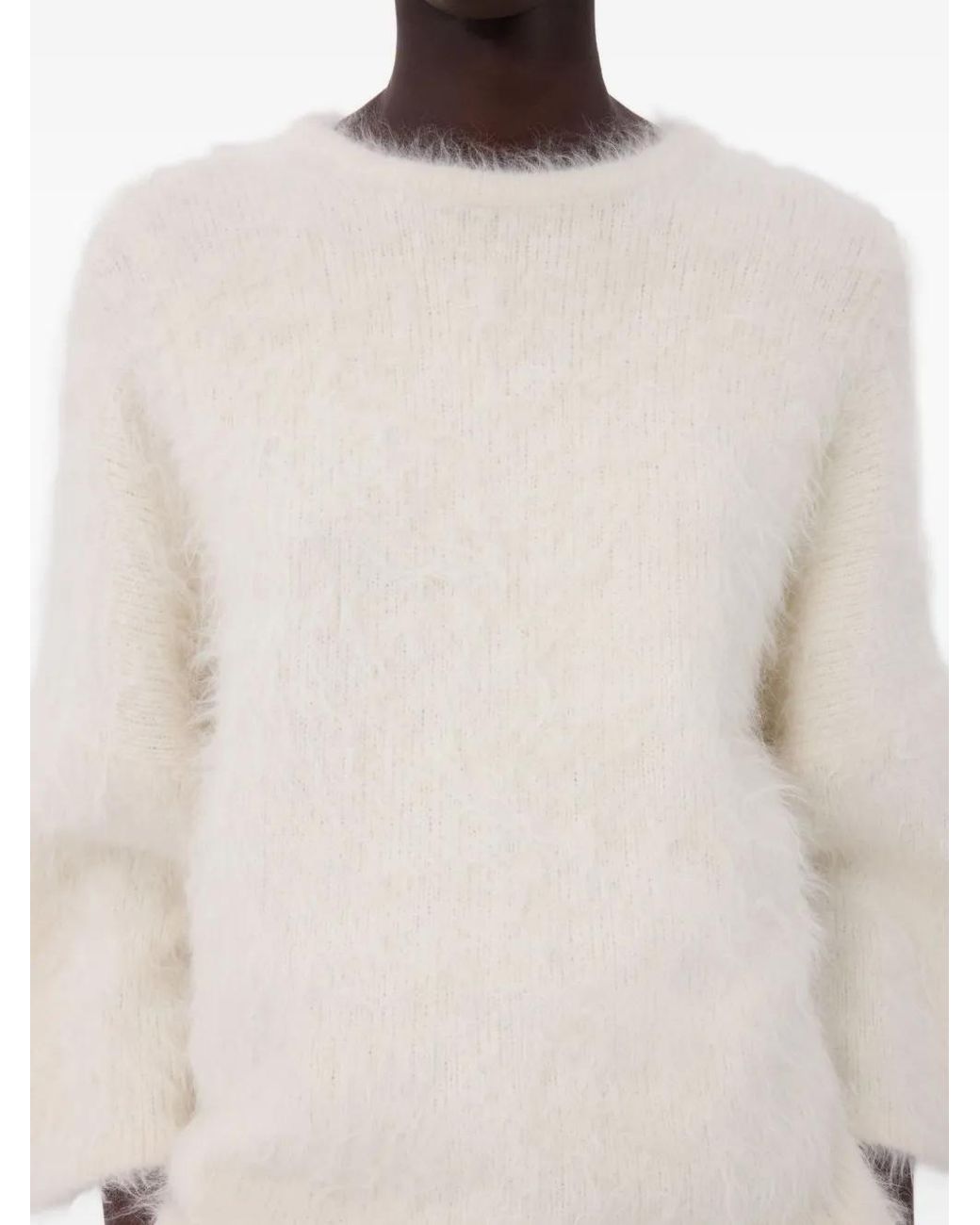 Loulou de Saison White Bell-Sleeve Sweater