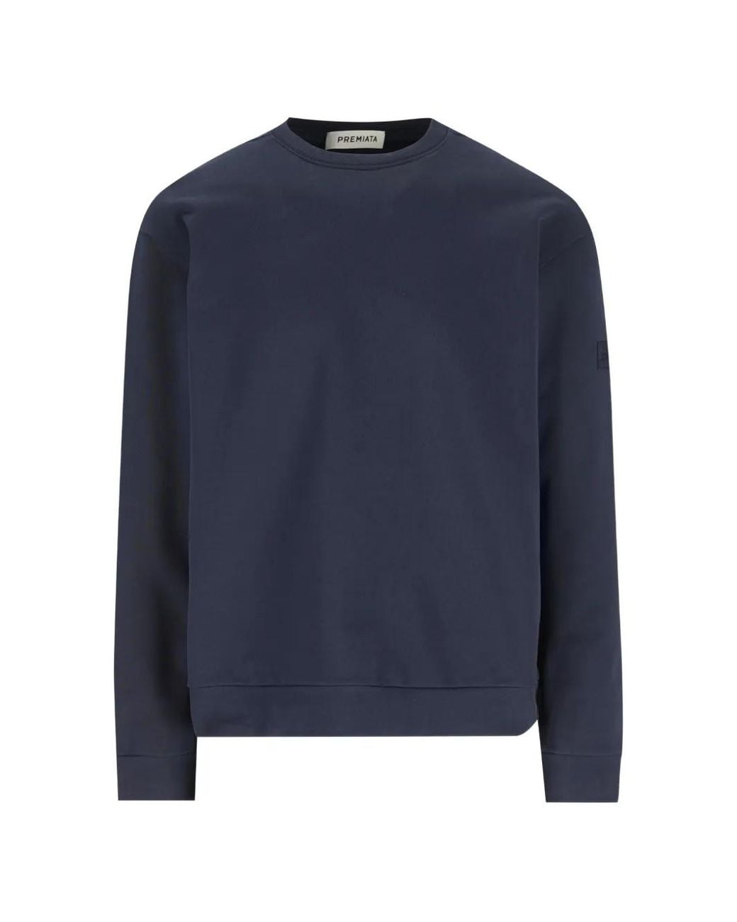 Premiata Blue Crew-Neck Sweatshirt for men