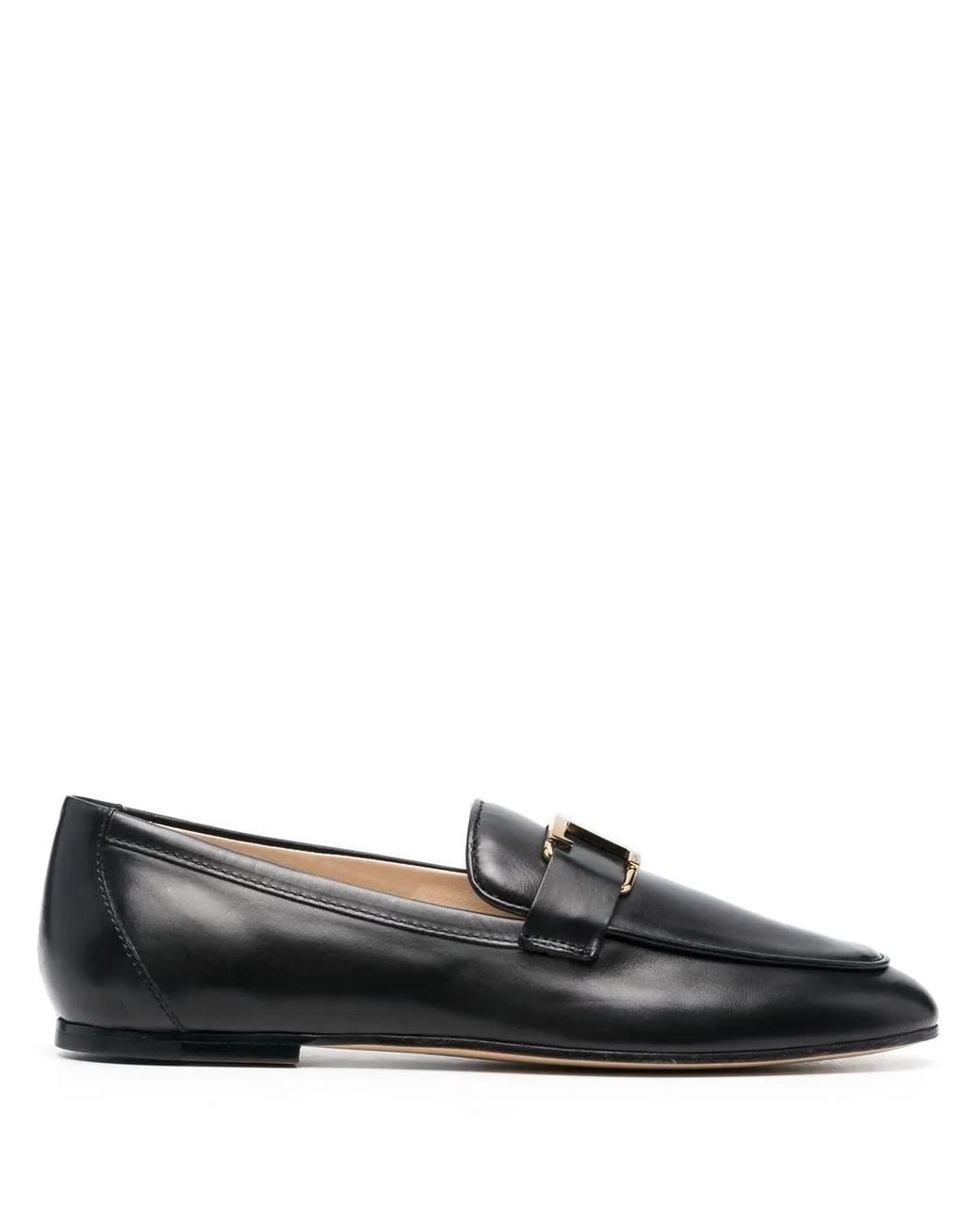 Tod's Black Tods Leather Loafers