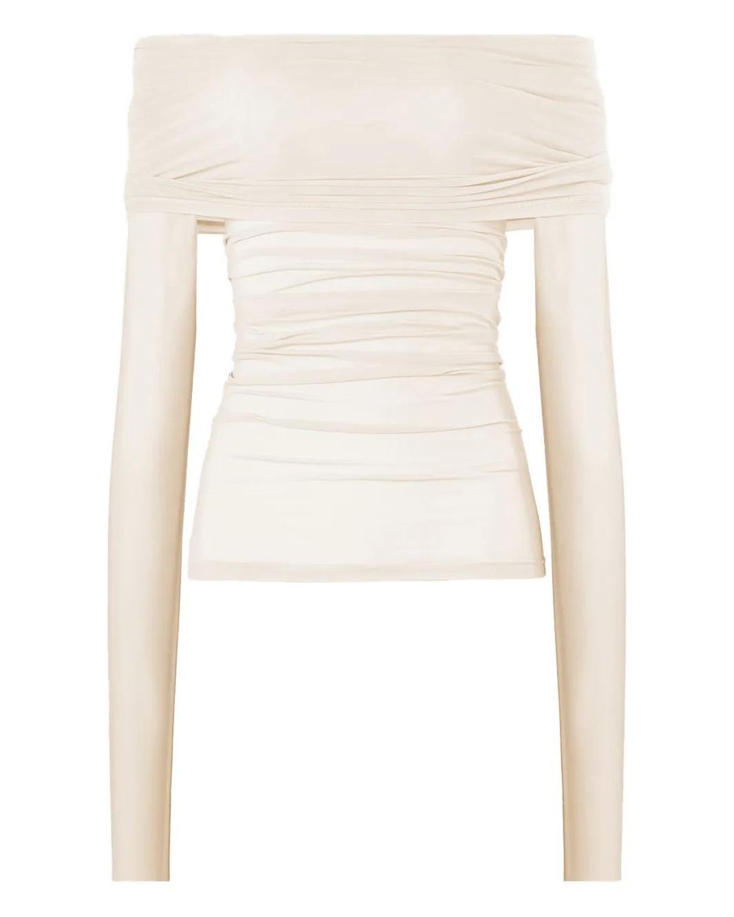 Wolford White Off-Shoulder Top