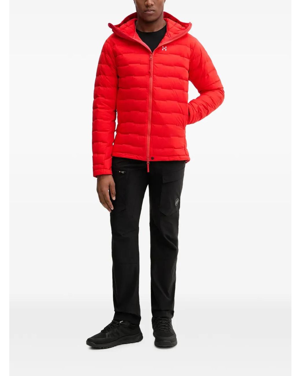 Haglöfs Red Spitz Hooded Zip Jacket for men
