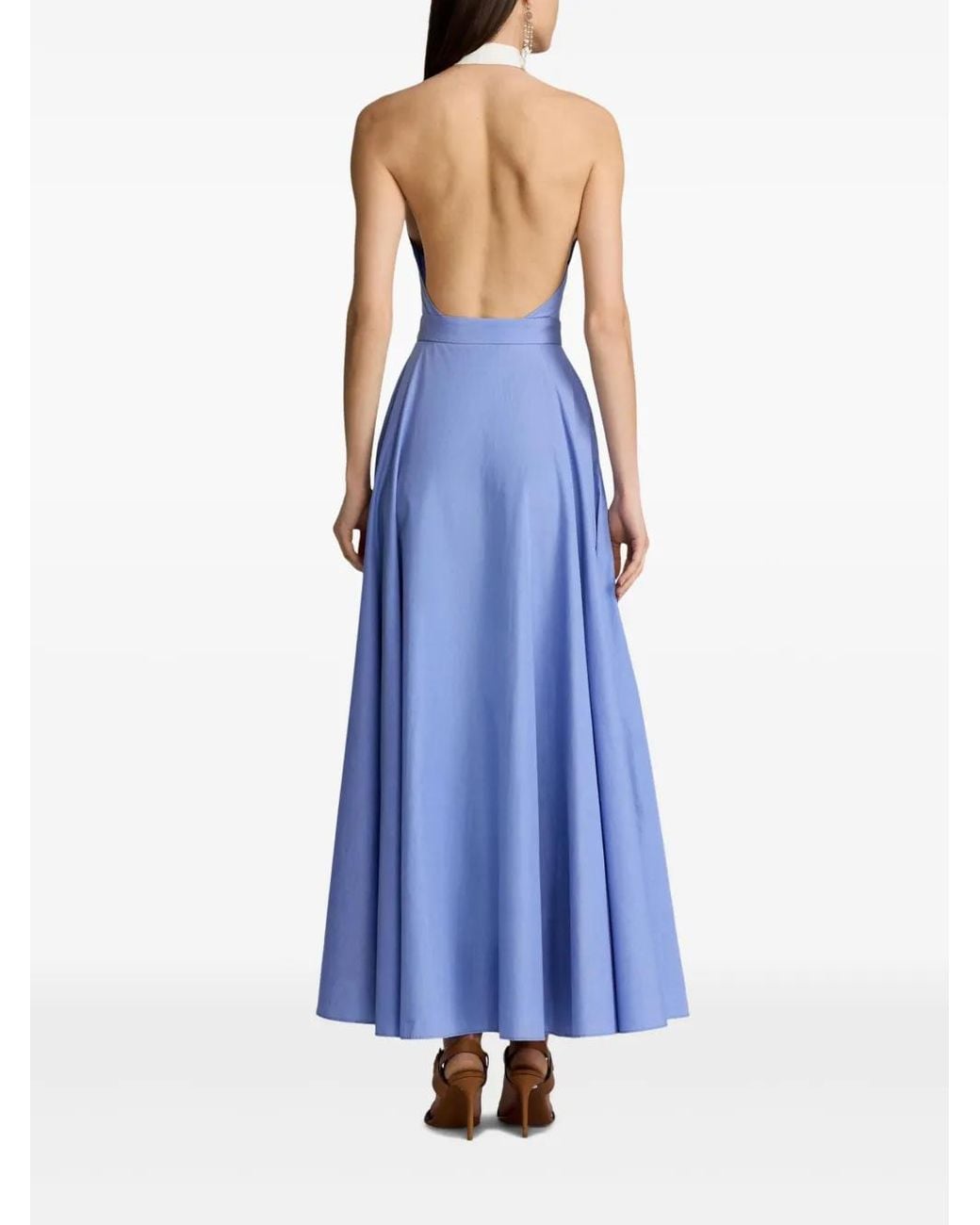 Ralph Lauren Blue Eldred Long Dress