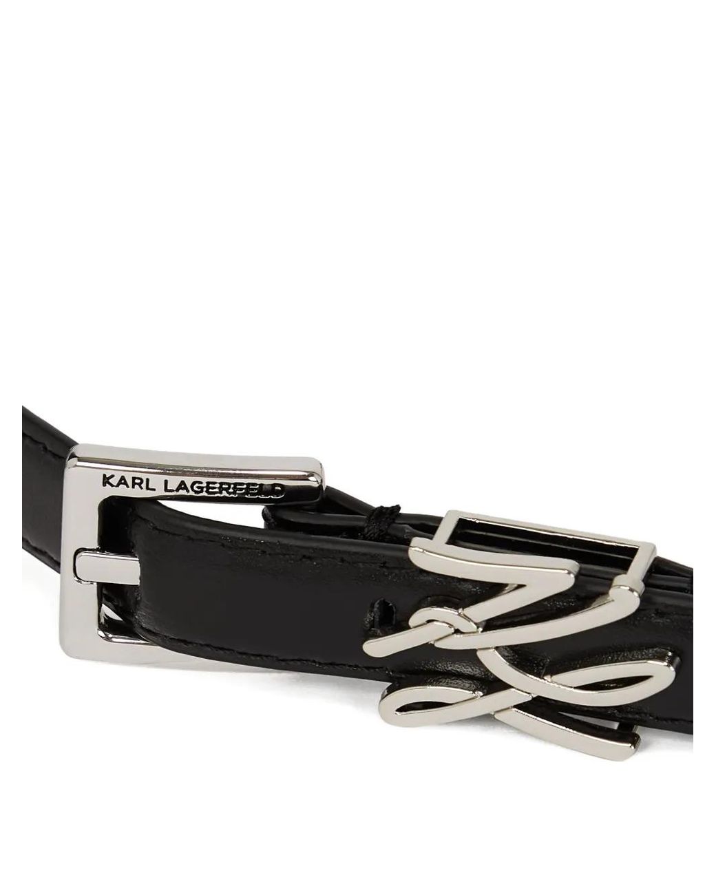 Karl Lagerfeld White K/Autograph Belt