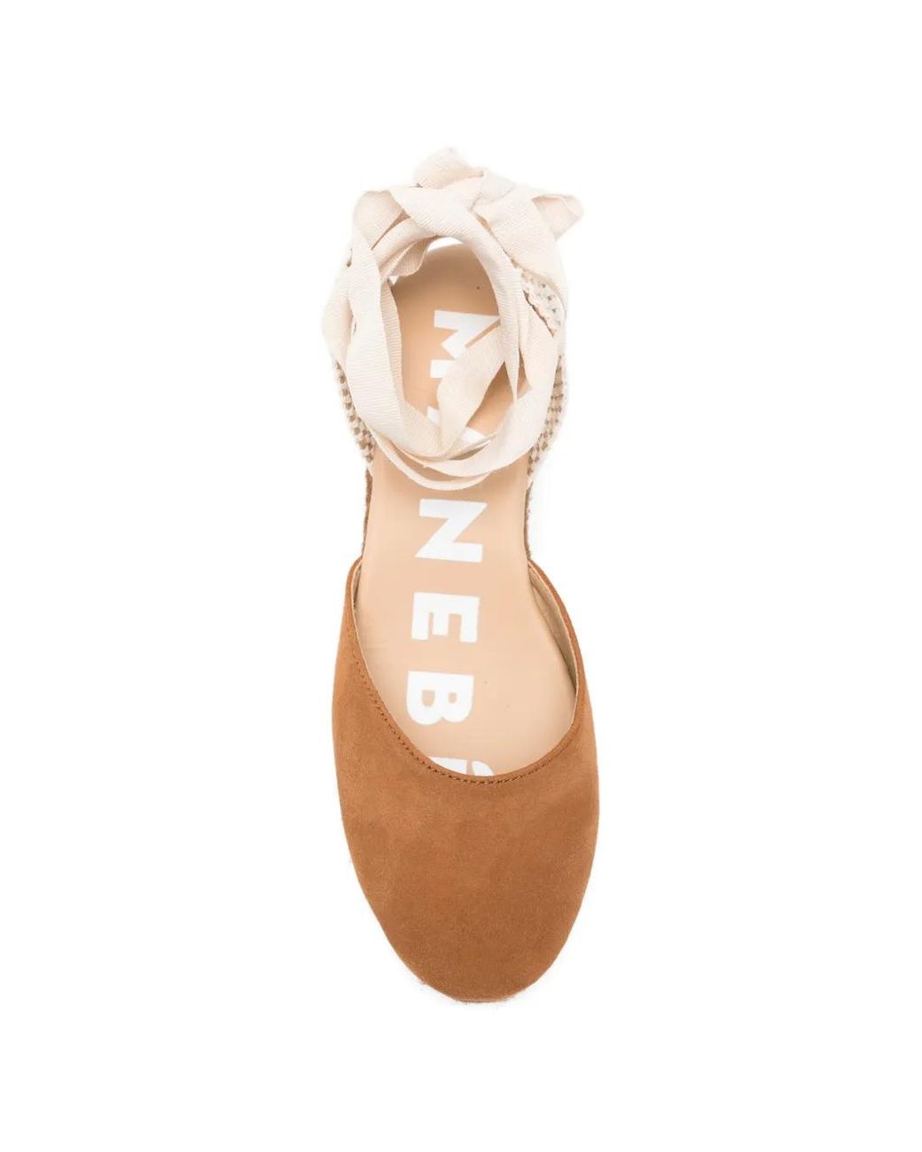 Manebí White Tie-Detail Espadrilles