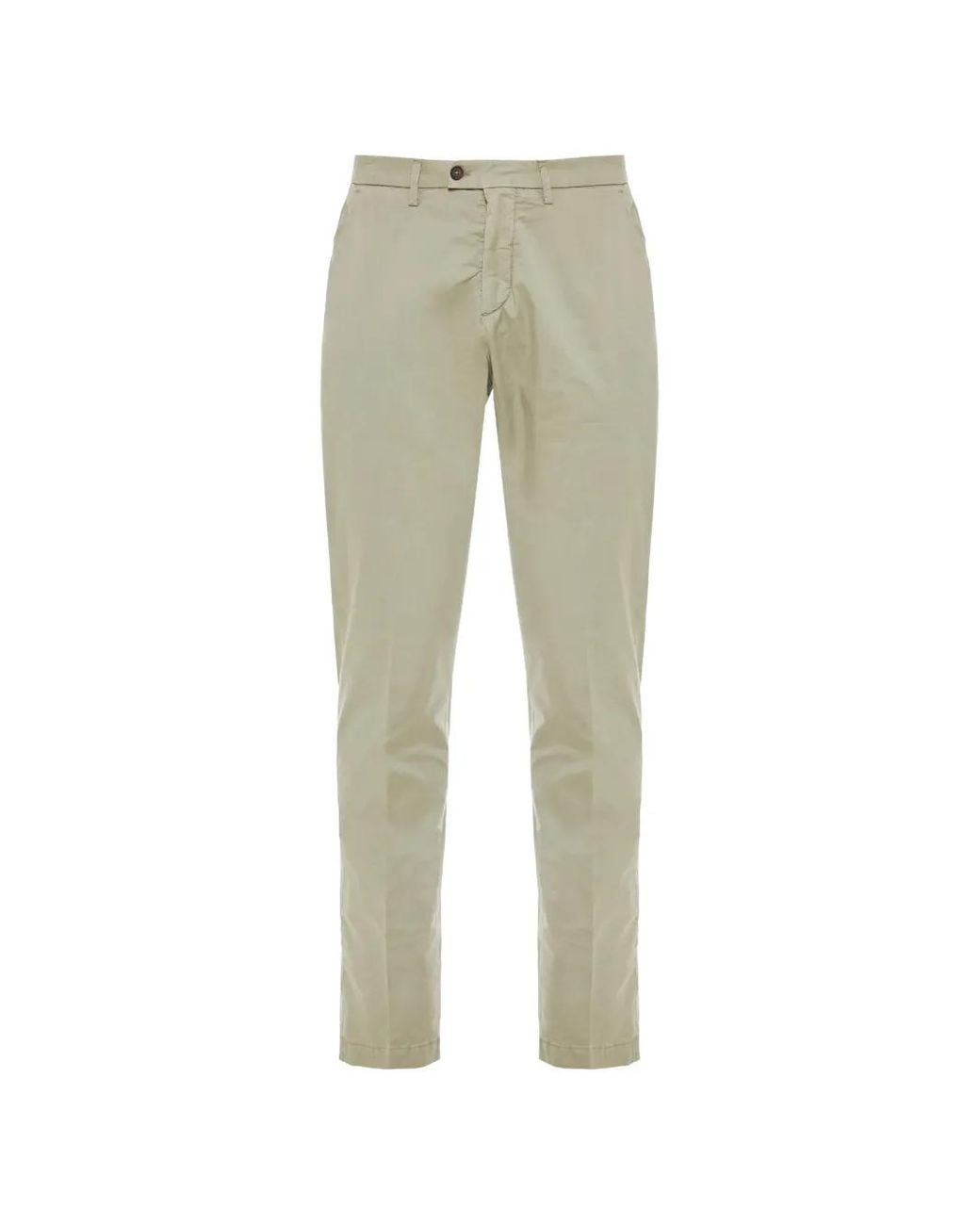 Corneliani Green Buttoned Trousers for men