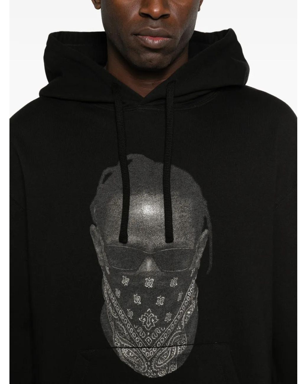 Ih Nom Uh Nit Black Mask On Front Hoodie for men