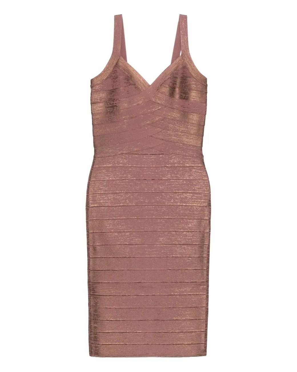 Hervé Léger Pink Indie Dress