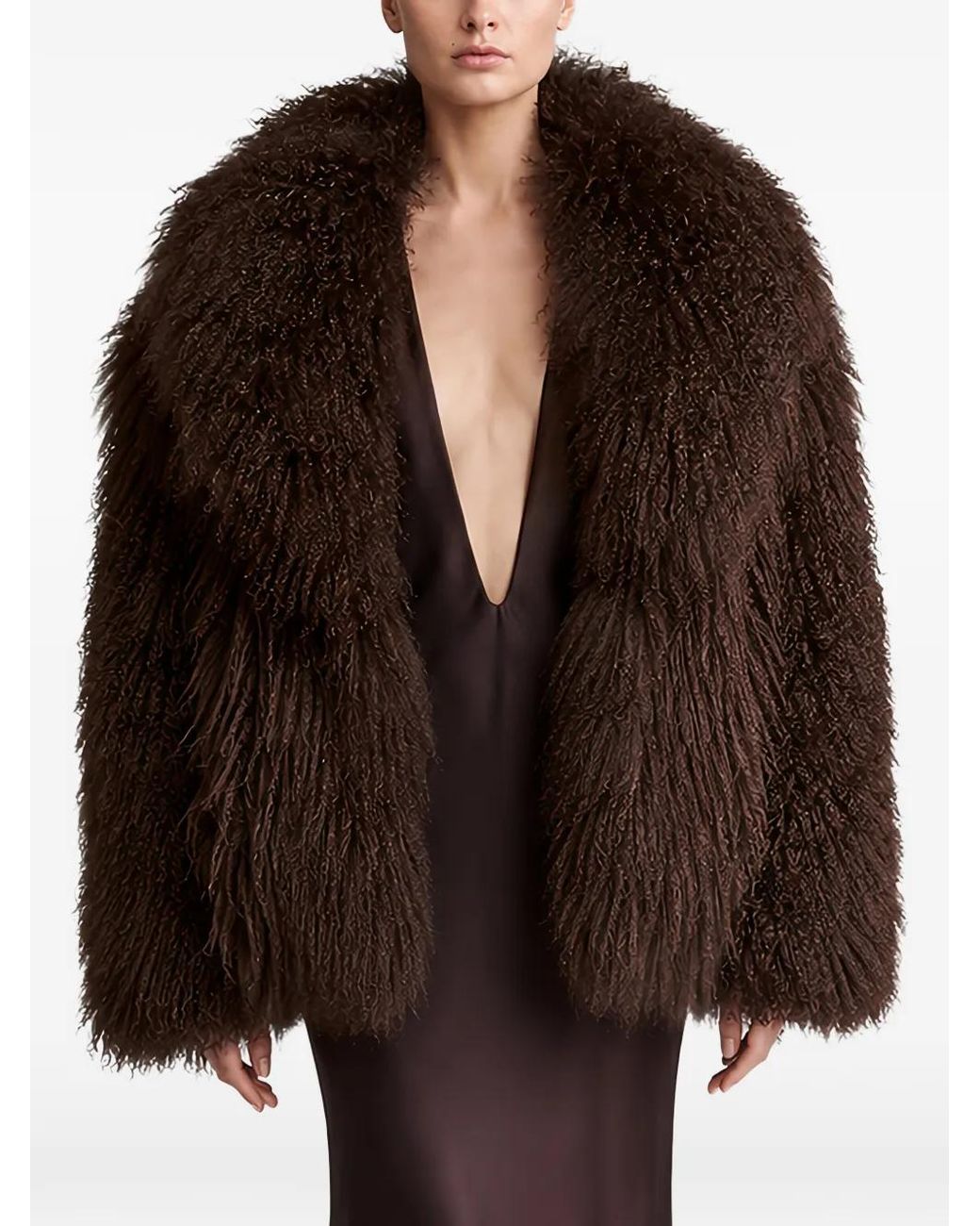 16Arlington Brown Maryam Shearling Jacket