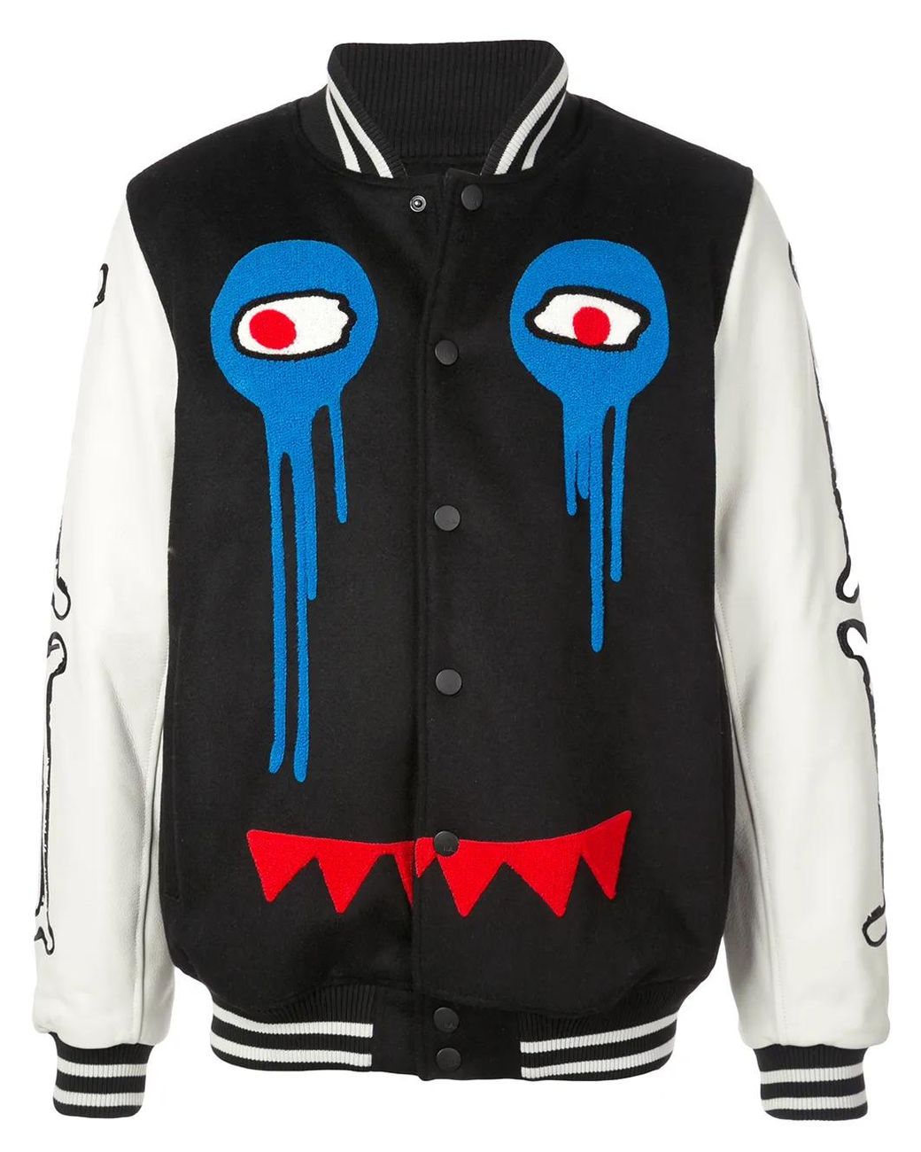 Haculla Blue I Have No Legs Varsity Bomber Jacket for men
