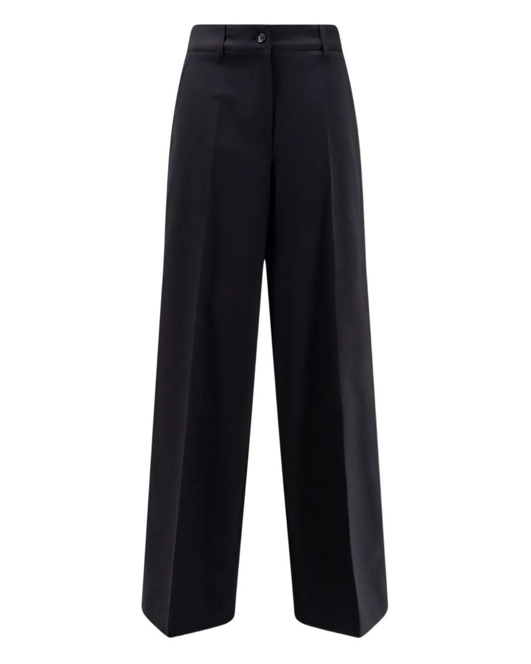 Aspesi Blue Buttoned Pants