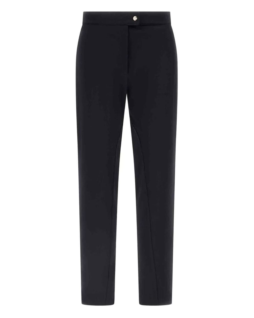 Herno Blue Geknöpfte Hose