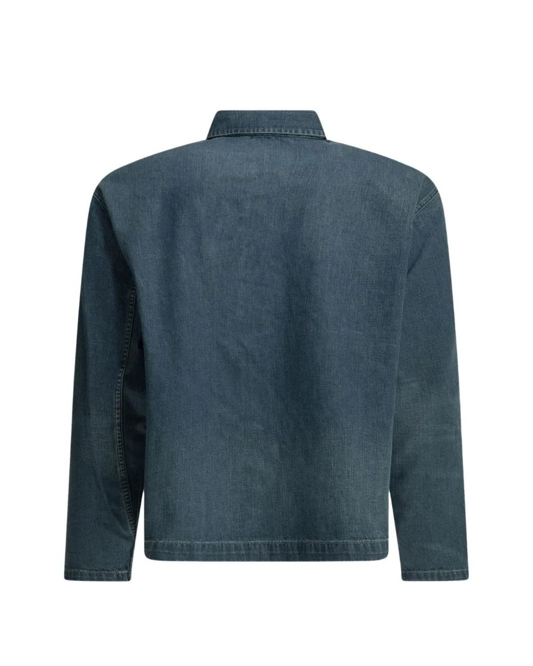 Levi's Blue Button-Up Chest-Pocket Overshirt for men