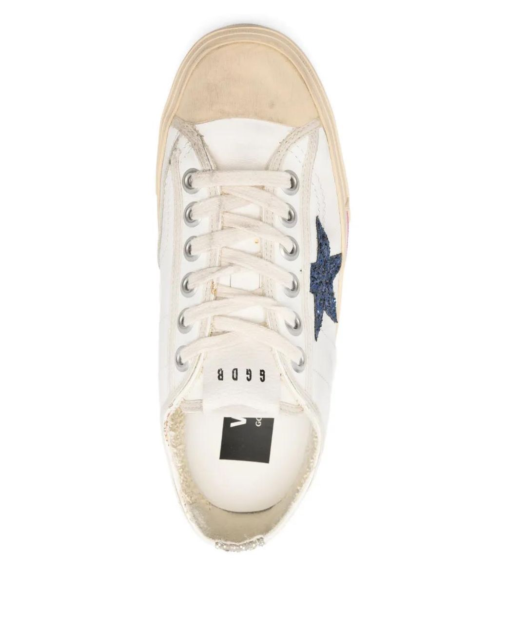 Golden Goose Deluxe Brand White Low-Top Silk And Nylon Sneakers