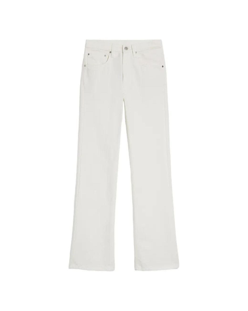 Jil Sander White Flared Jeans