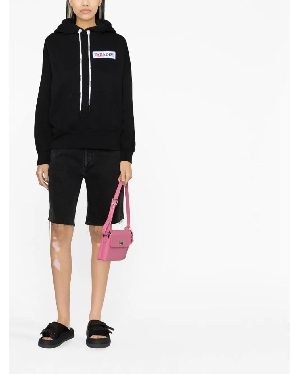Palm Angels Black Hoodie