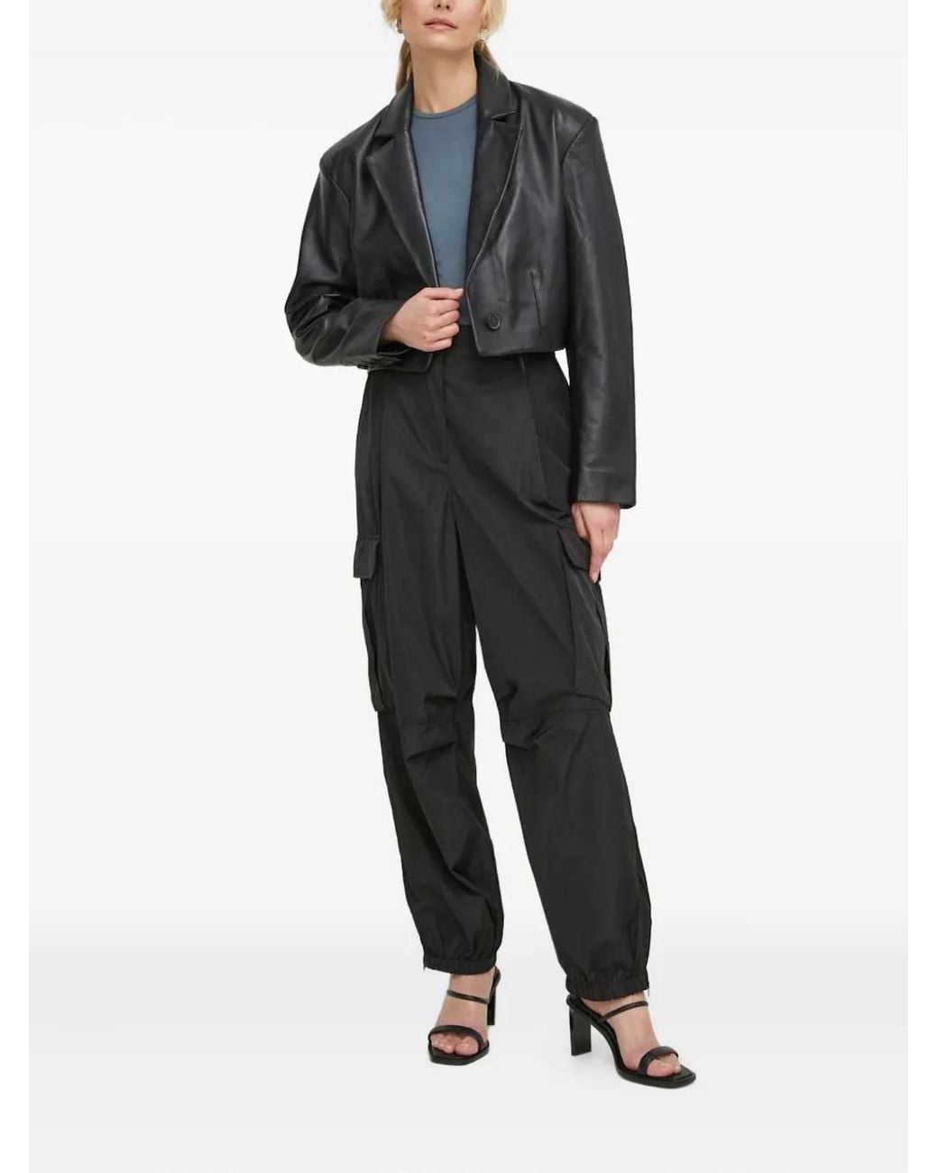 Won Hundred Gray Button-Up Jacket