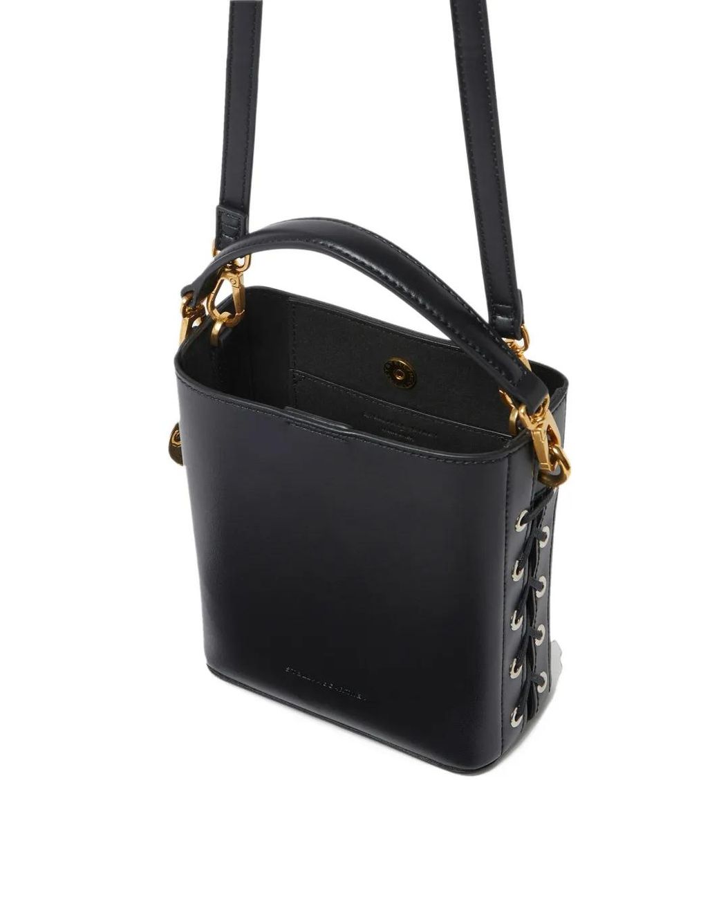 Stella McCartney Black Frayme Bucket Bag