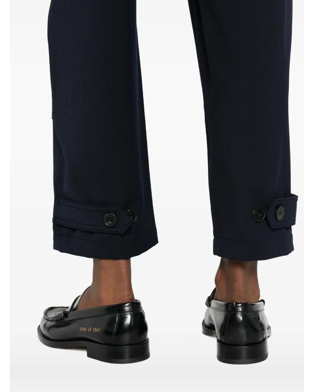 Weekend by Maxmara Blue Pantalon À Poches Cargo
