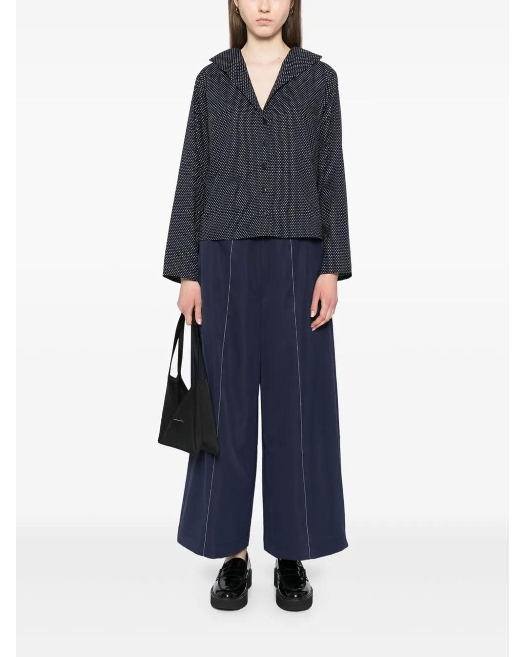Agnes B. Blue Dot Shirt
