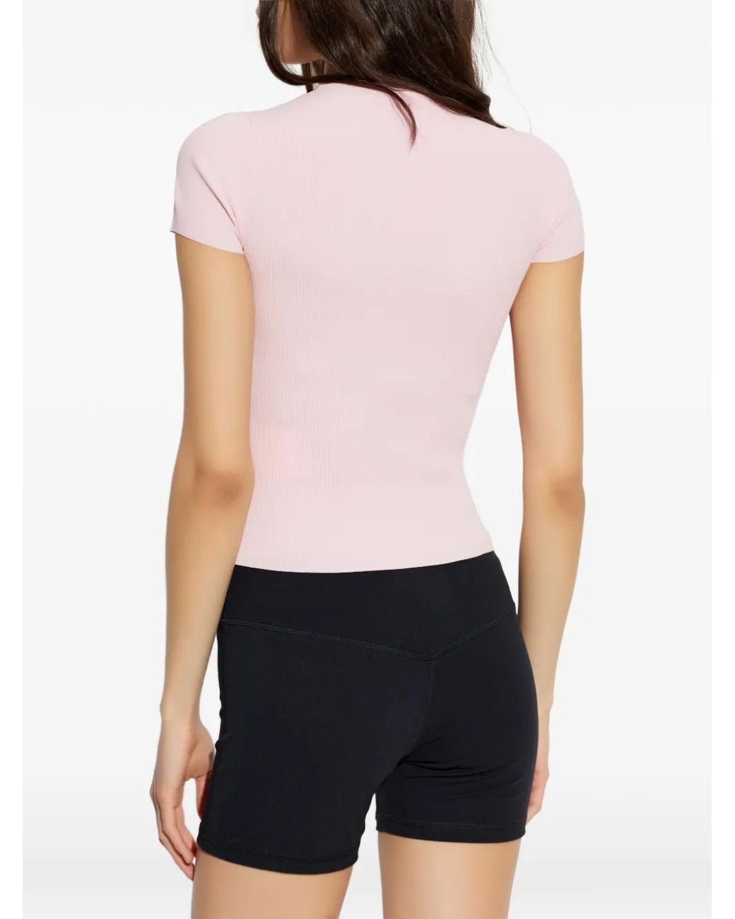 T-Shirt En Maille À Logo Alexander Wang en coloris Pink