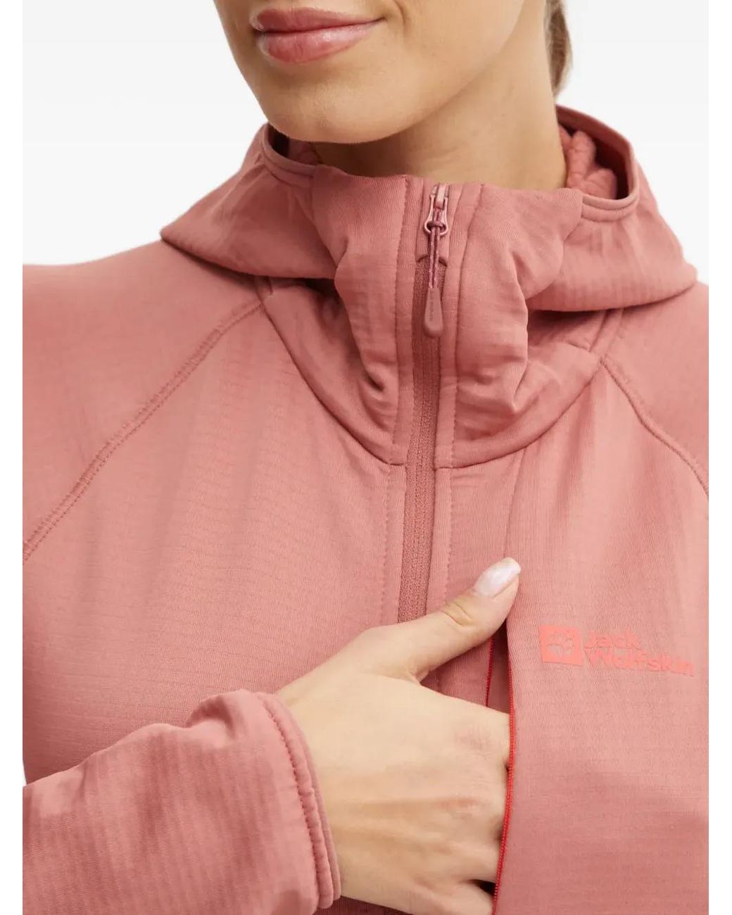 Jack Wolfskin Pink Kolbenberg Hiking Hoodie