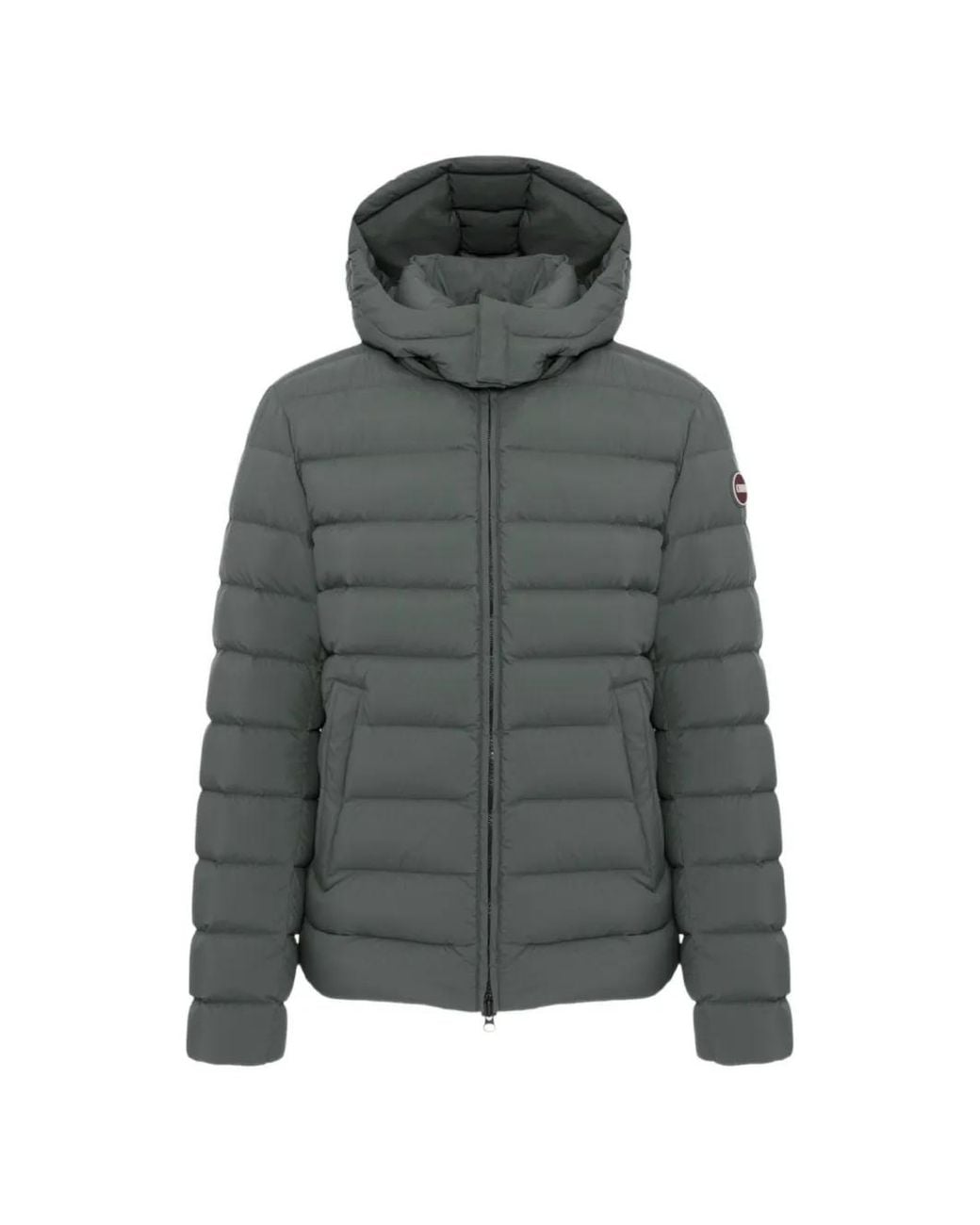 Colmar Gray Quilted Hooded Jacket for men