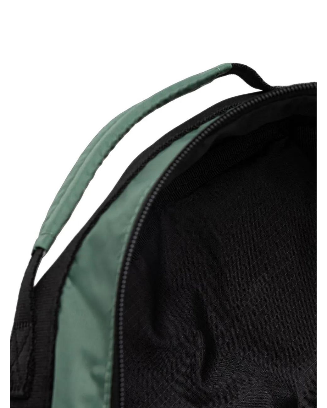 Oakley Green Logo-Plaque Zip-Fastening Backpack for men