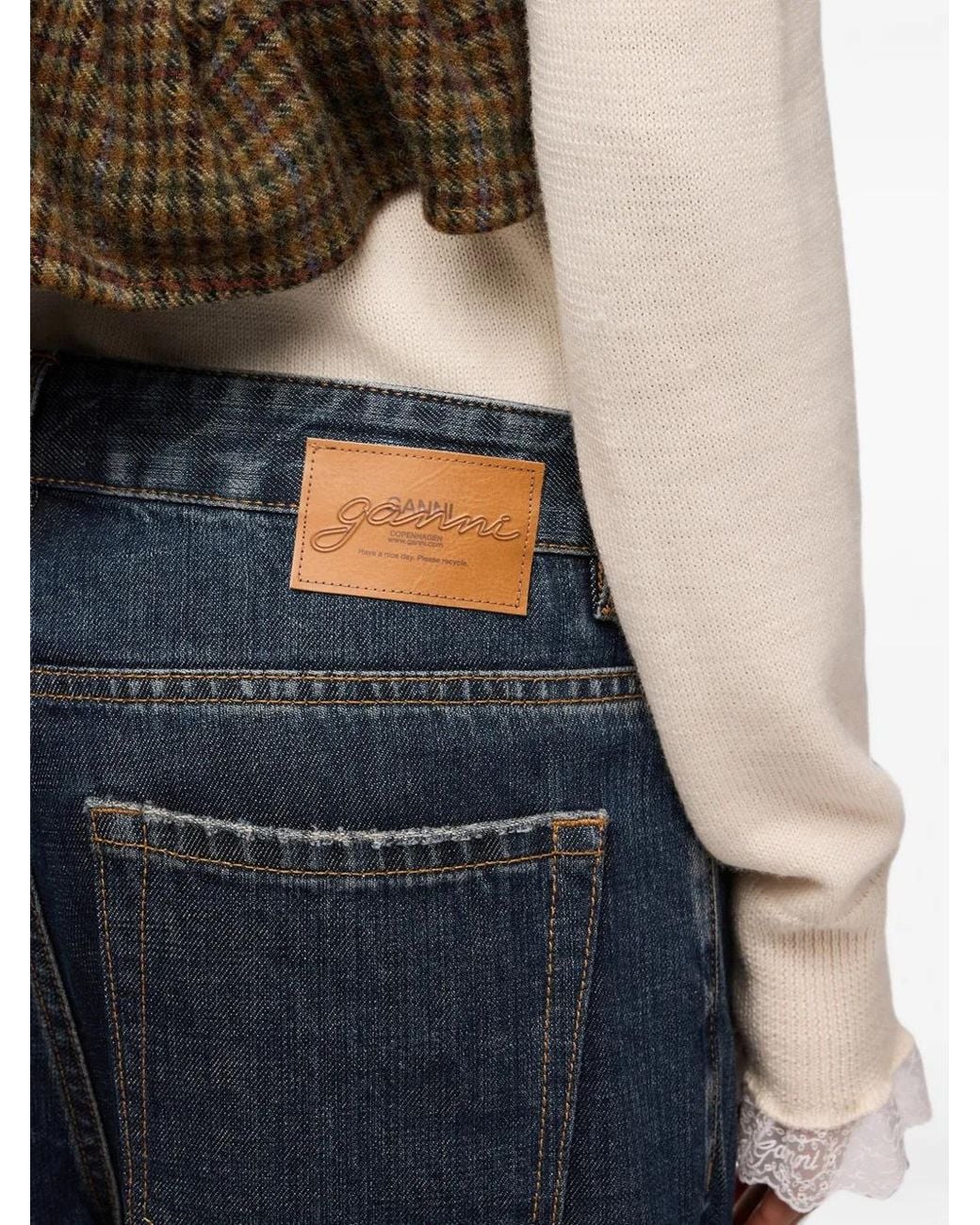Ganni Blue Audri Jeans