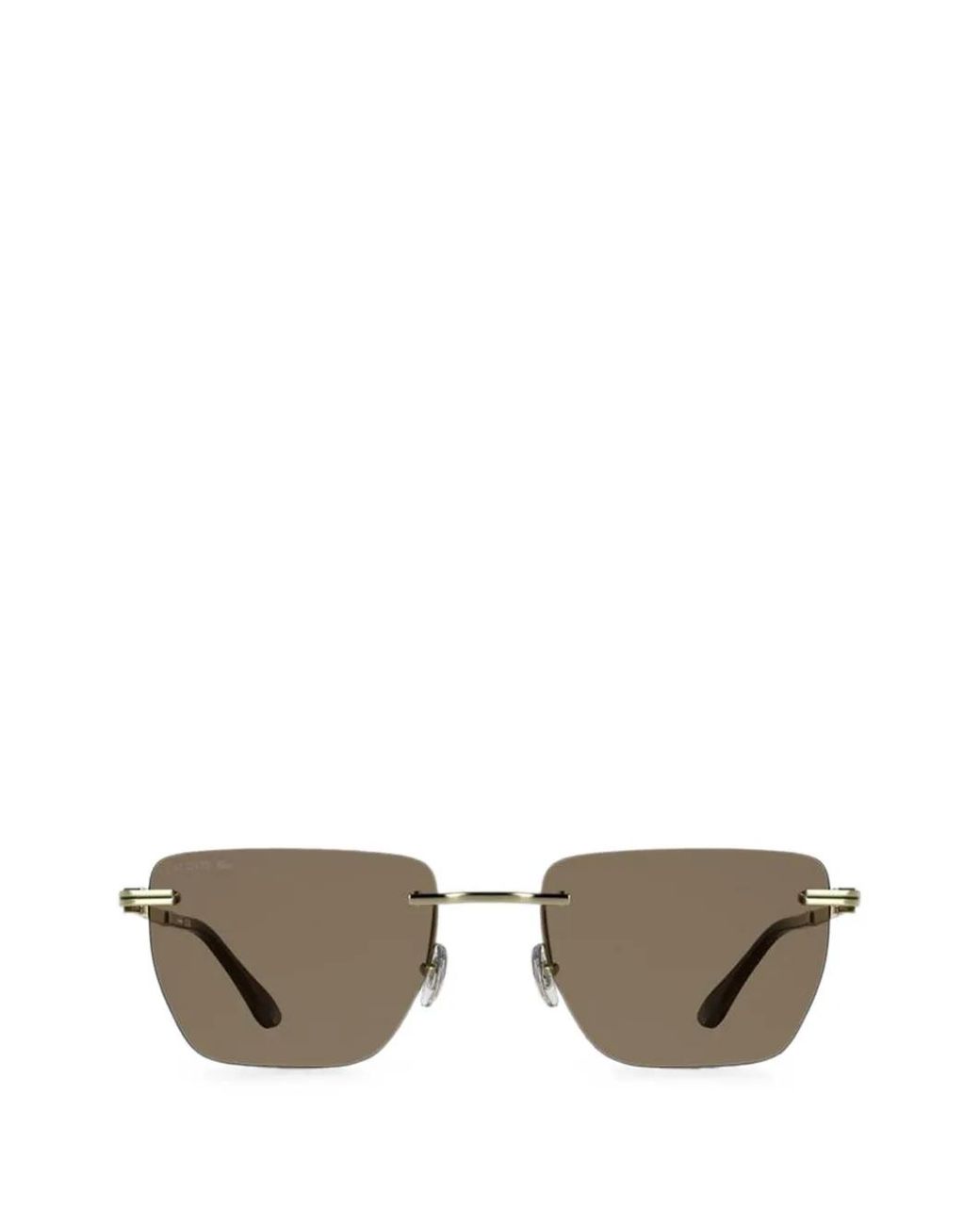 Lacoste Metallic Rimless Geometric-Frame Sunglasses for men