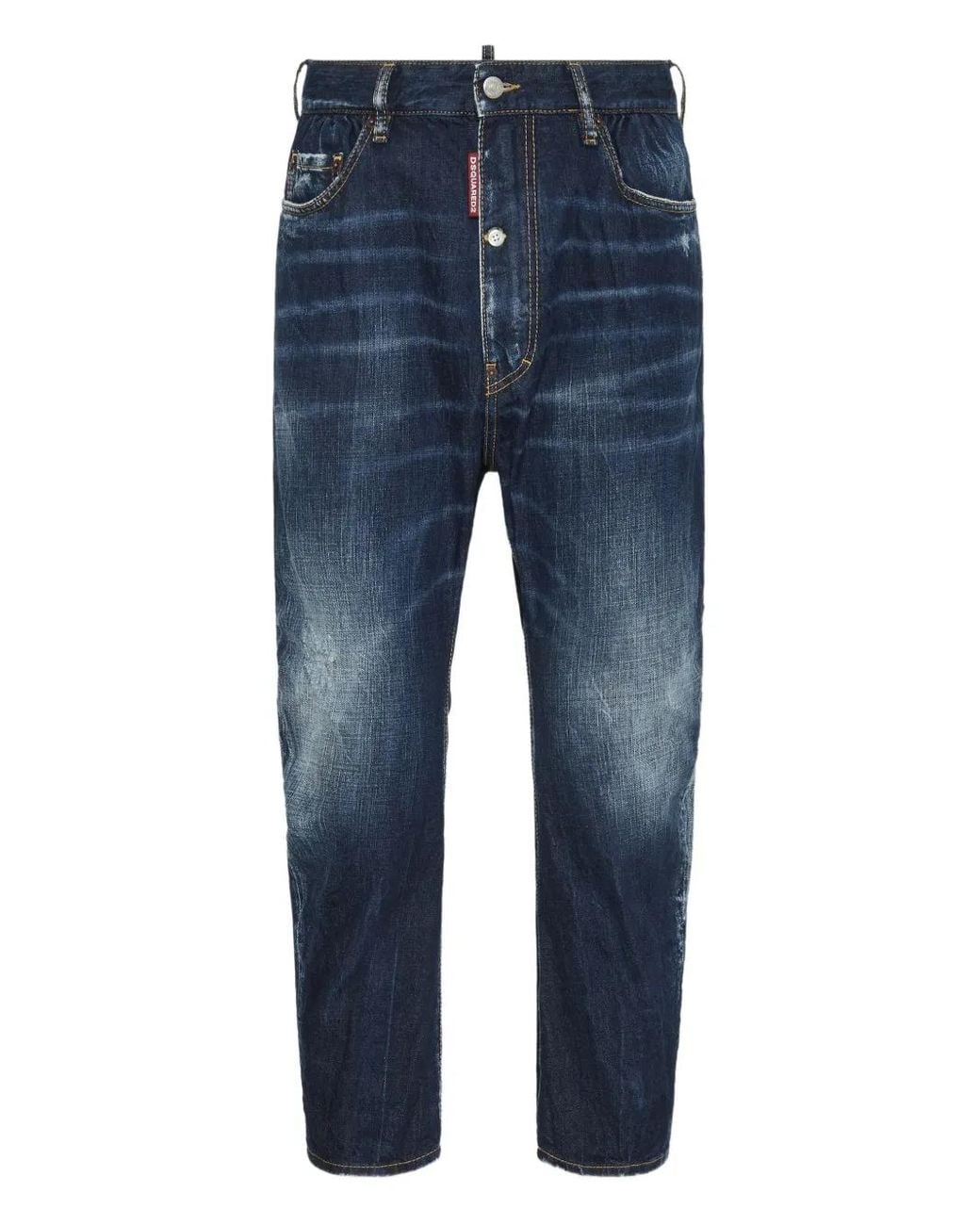 DSquared² Blue Be Cool Be Nice Wash Dan's Big Brother Jeans for men