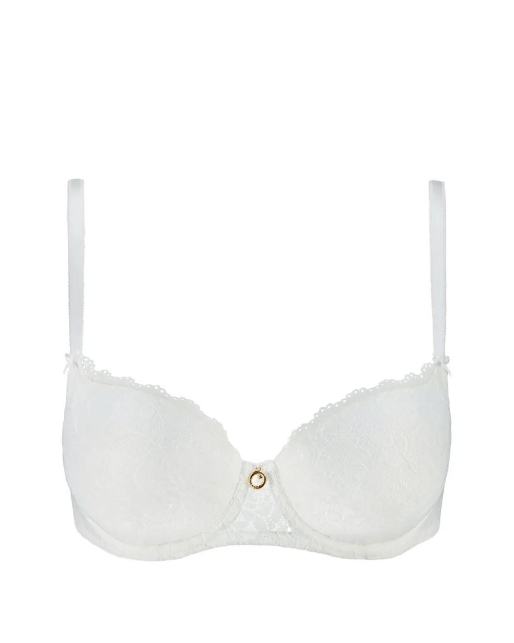 Aubade White Rosessence Lace-Trim Bra